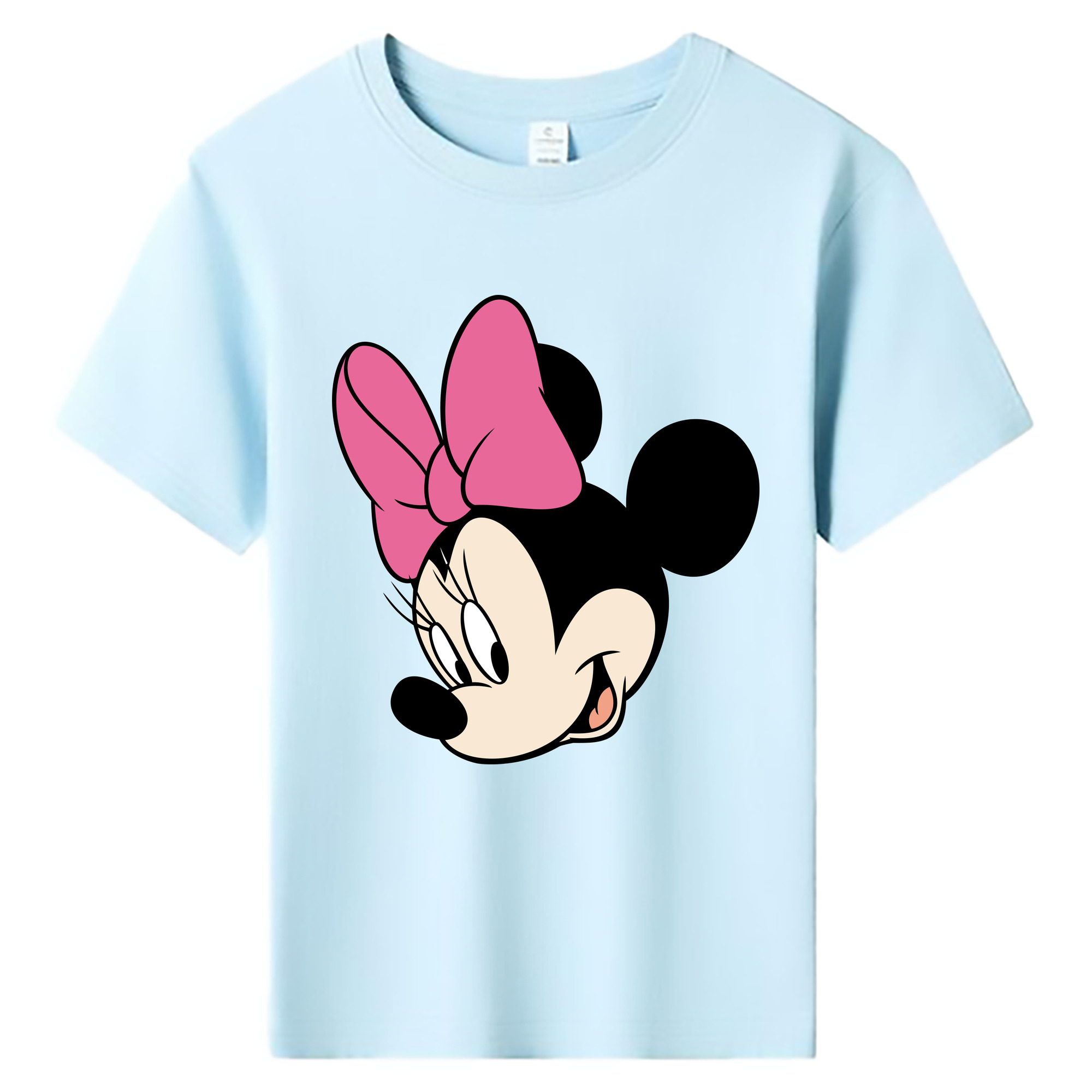ミッキーマウス Mickey Mouse 綿100％キッズTシャツ（フロントプリント）